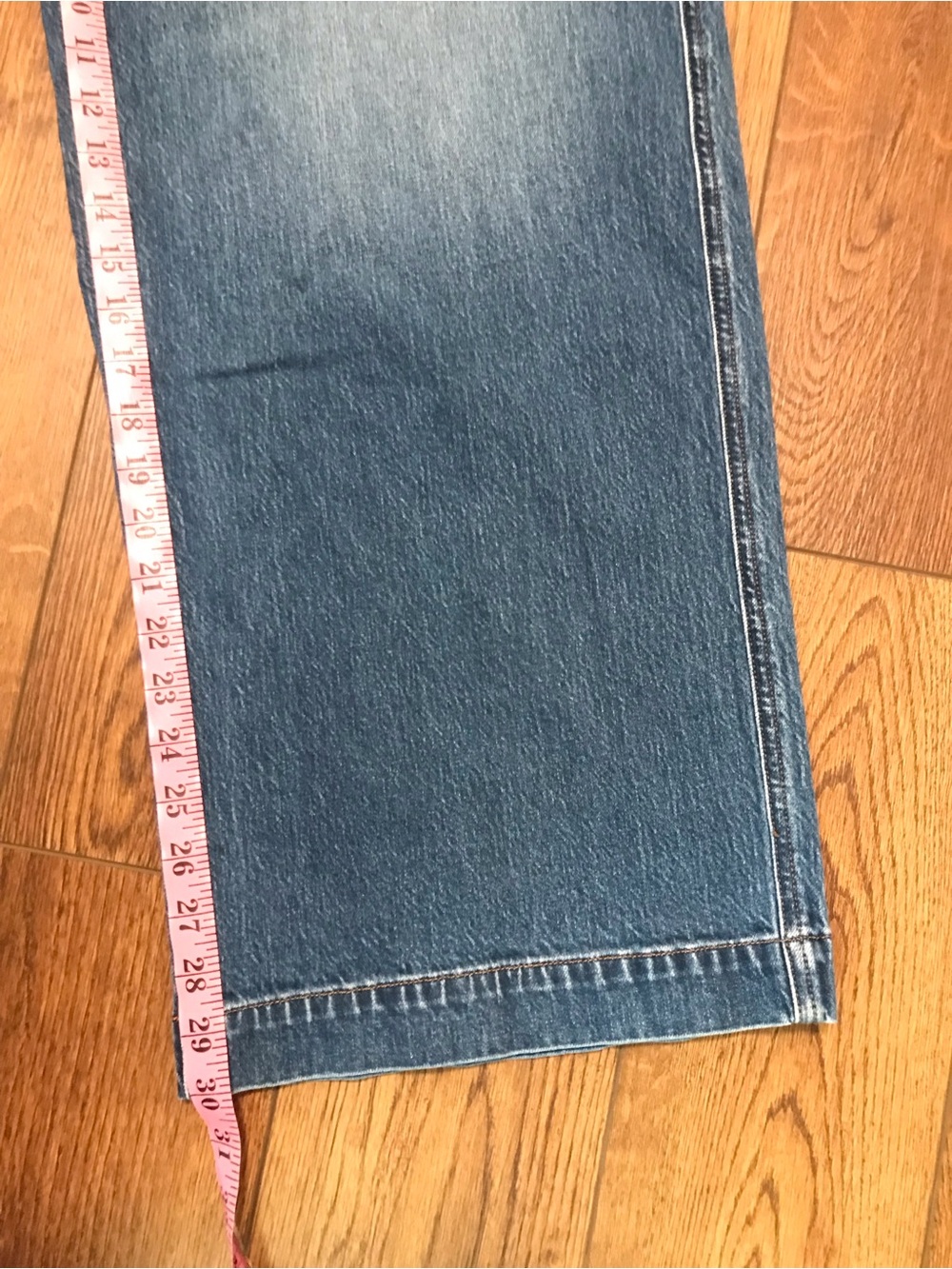 Lands' End Women’s Relaxed Wide-Leg Jeans Size 12 - Picture 11 of 12